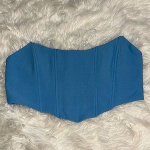 bustier crop top